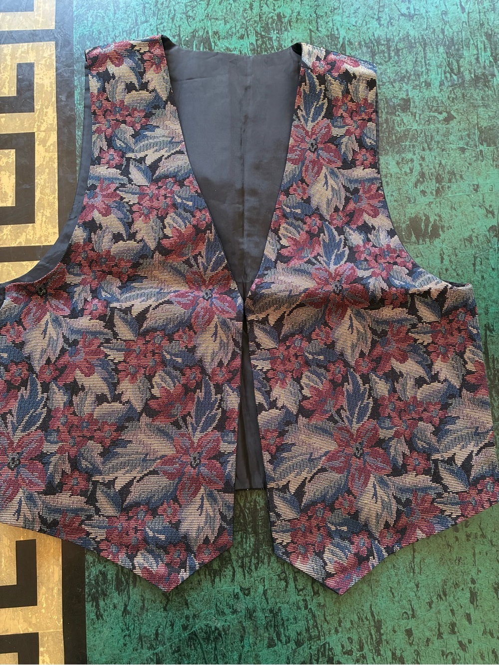 Floral Tapestry Vest